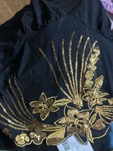 Sparkling Halter Neck Top