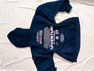 Navy Blue "Adventure is Worthwhile" Hoodie