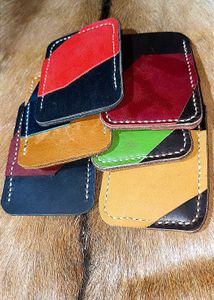 Handmade Leather Cardholder 2 pieces combo