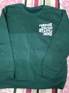 Green Graphic Sweatshirt