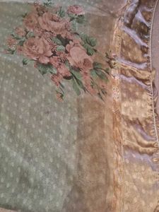 Elegant Floral Print Saree