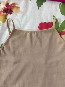 Women's Beige Bodysuit