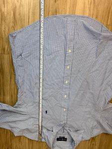 Men's Blue Gingham Check Shirt