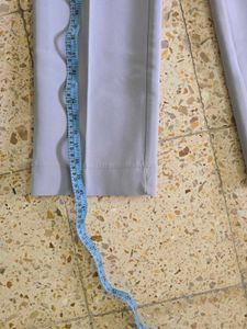 High Waisted Light Grey Trousers