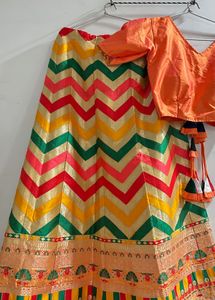 Haldi function special Vibrant Lehenga Set