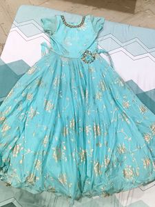 Light Blue Floral Dress