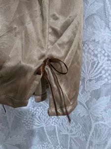 Elegant Silk nighty with Ribbon Detail