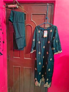 Elegant Black Kurta Set with Dupatta
