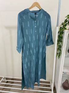 Office wear blue kurti #daily