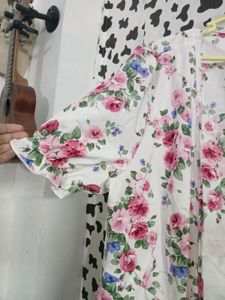 Floral Wrap Maxi Dress