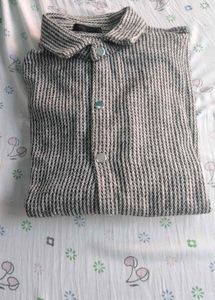 Chic Striped Button-Up Top