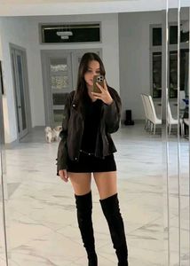 SSS New Black Over-the-Knee (Thigh High) Boots
