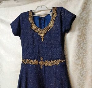 BLUE WEDDING GOWN