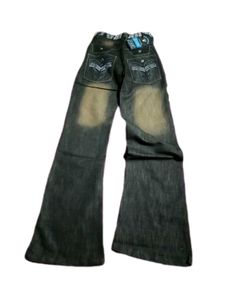 RARE Y2K GRUNGE BELL BOTTOM JEANS