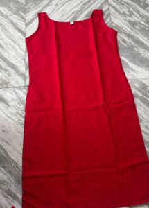 Classic Red Kurta Pant Set