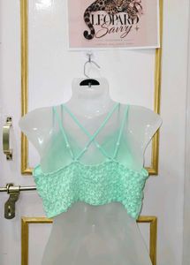 Mint Green Lace Bralette