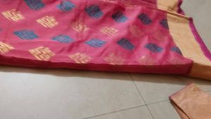 Beautiful Pink Saree with Blouse