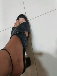 Black Heel Sandal
