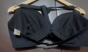 Black⚫ Nots Neck Pattern Bra For 42 Bust