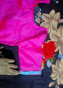Floral Print Semi Stitched Lehenga Choli