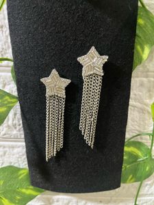 Star Shaped Long Earrings
