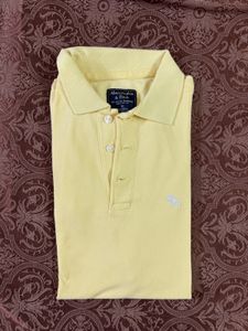 Abercrombie &amp; Fitch Yellow Polo Shirt