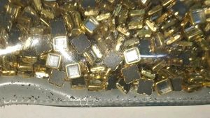 Kundan metal 100grm stone Rhinestone Square shape