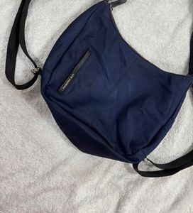 Mandarina Duck Navy Nylon Crossbody Bag