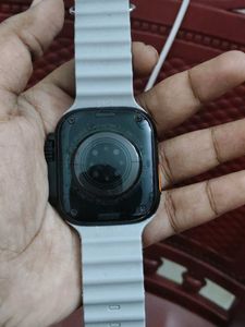 Smart Watch with White Strap