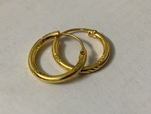 Elegant Gold Toned Baali Earrings