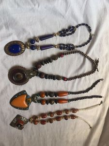 Bohemian Beaded Necklaces Set