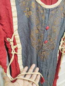 Rayon Red ♥️ Modern Kurti