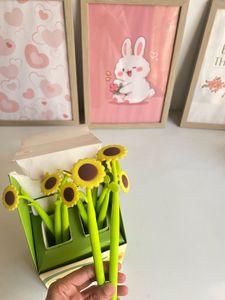stationary sunflower pen