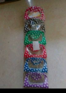 Lot of 6 Polka Dot Hair Clips