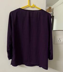 Inocencia Solid Purple Top