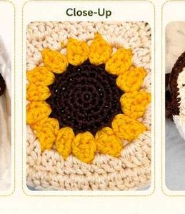 Crocheted Sunflower Sling Bag🌻
