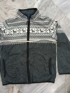 Uniqlo Cozy Fair Isle Fleece Jacket