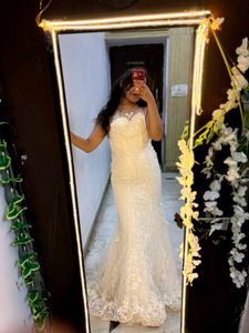 Elegant Lace Mermaid Wedding Dress