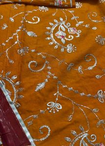 Elegant Orange Lehenga Choli