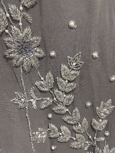 Embellished Grey Kurta with pant
