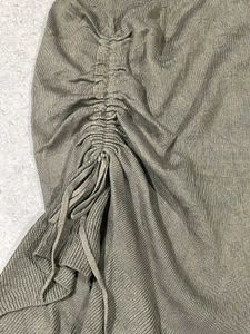 Olive Green Adjustable Ruffle Skirt