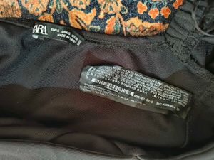 Original Zara Black Corset Style Top