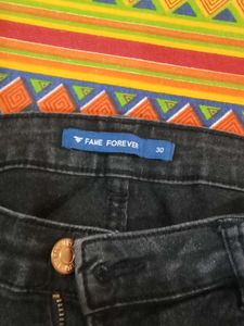 Black Denim Jeans