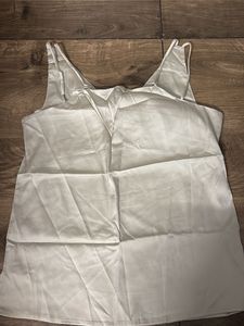 Simple White Camisole Top