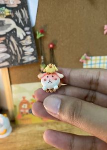 Cute Clay desk friend