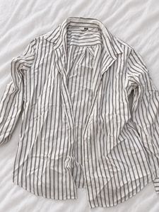 Classic Striped Button-Up Shirt