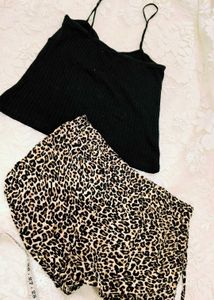 Leopard Print Pajama Set