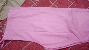 Cotton Pant Light Magenta Colour