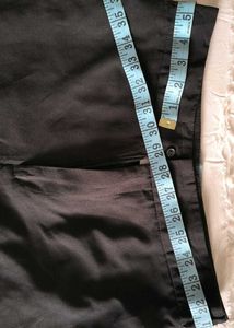 Black Wide Leg Pants with side slits