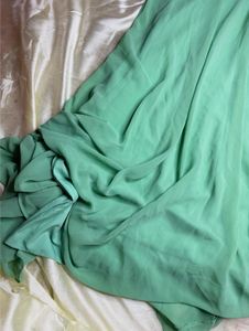 Elegant pista Green Embroidered Anarkali Suit